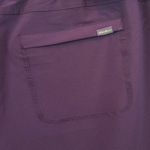 NWT ☆ Eddie Bauer Purple Fleece Lined Pant Size 8 - Picture 8 of 13